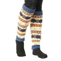 Pure Wool Leg warmer - Cosmos - Valley