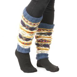 Pure Wool Leg warmer - Cosmos - Valley