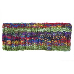 Pure Wool - Electric Stripe Headband - Green