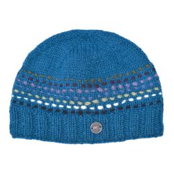 Pure Wool - Running Stitch Beanie - Teal