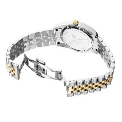 Jacques du Manoir | Swiss-made Ladies Inspiration Silver & Gold Plated Bracelet Watch