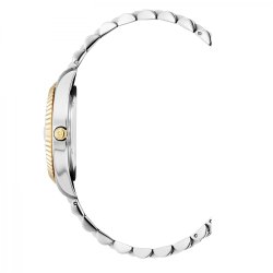 Jacques du Manoir | Swiss-made Ladies Inspiration Passion Silver & Gold Plated Bracelet Watch