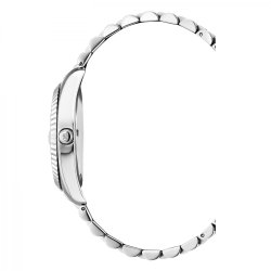 Jacques du Manoir | Swiss-made Unisex Inspiration Business Silver Bracelet Watch