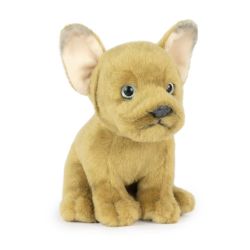 Sand Golden French Bulldog Puppy Dog Plush Soft Toy - 16cm - Living Nature AN778