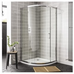 Spring 1200 x 800mm Single Door Offset Quadrant Shower Enclosure