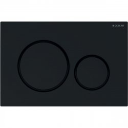 Geberit Sigma 20 Gloss Black/Matt Black/Gloss Black Dual Flush Plate
