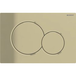 Geberit Sigma 01 Fine Brass Galvanised Dual Flush Plate