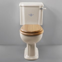 Silverdale Belgravia Close Coupled Toilet - Old English White