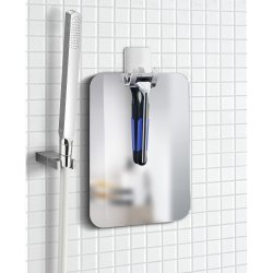 Smedbo Outline Lite Plastic Mirror with Self-Adhesive Hook