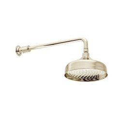 Booth & Co. Axbridge 200mm Shower Head and Arm - Nickel