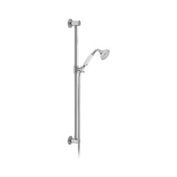 Booth & Co. Axbridge Single Function Slide Rail Shower Kit - Chrome