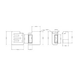 Essential Dual Flush Concealed Cistern with Button - Stock Clearance