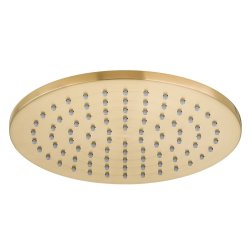 Vado Individual Nebula 200mm Round Slimline Shower Head - Brushed Gold