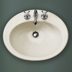 Silverdale Belgravia Coquet Inset Basin - Old English White