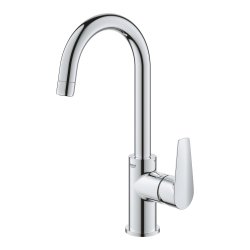 Grohe Bauedge L-Size Basin Tap with Pop Up Waste - Chrome