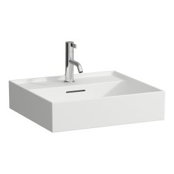 Kartell by Laufen 500mm SaphirKeramik Basin - Matt White