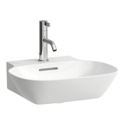 Laufen Ino White 450 x 410mm Small Ground Basin - One Tap Hole