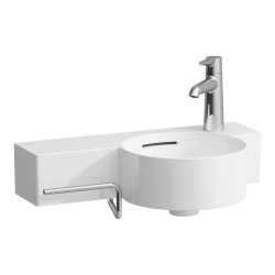 Laufen Val 550mm Basin with Left Shelf - White LCC