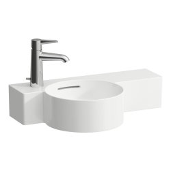 Laufen Val 550mm Basin with Right Shelf - White LCC