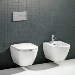 Laufen Sonar Wall-Hung Bidet - White