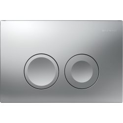 Geberit Delta 25 Matt Chrome Dual Flush Plate