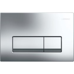 Geberit Delta 50 Gloss Chrome Dual Flush Plate