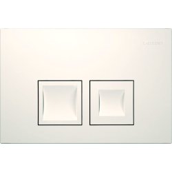 Geberit Delta 35 White Dual Flush Plate