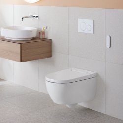 Geberit Aquaclean Alba Rimless Wall Hung Shower Toilet