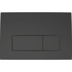 Geberit Delta 50 Matt Black Dual Flush Plate