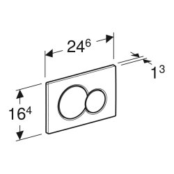 Geberit Duofix Sigma/Smyle Square Wall-Hung WC Pack