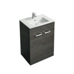 Ideal Standard Tempo 600mm Floorstanding Lava Grey Vanity Unit with 2 Door