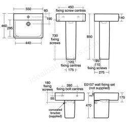 Ideal Standard Concept Cube 55cm Basin