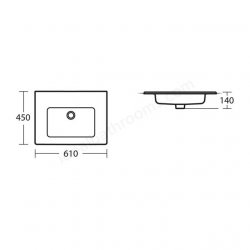 Ideal Standard Tempo 60cm Vanity Basin