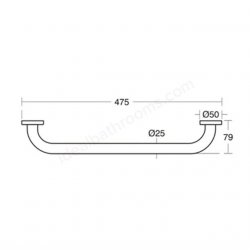 Ideal Standard IOM 300mm Grab Rail