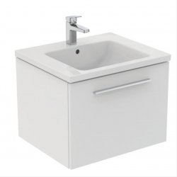 Ideal Standard i.life B Wall Hung 60cm 1 Drawer Matt White Vanity Unit