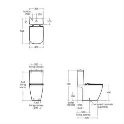 Ideal Standard i.life B Close Coupled WC