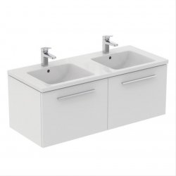 Ideal Standard i.life B Wall Hung 120cm 2 Drawer Matt White Vanity Unit