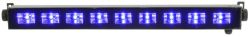QTX 160.050 Ultraviolet UV Blacklight DJ Band Stage LED Light Bar with Brackets