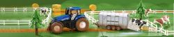Siku New Holland Tractor & Ifor Williams Trailer - Diecast Scale 1:32 - 8607