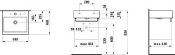 Laufen Living City 500mm Square Basin