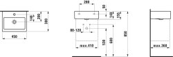 Laufen Living City 450mm Square Basin