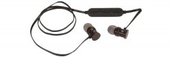 Av:link 100.540 Metallic Magnetic Bluetooth Earphones Ribbon Style Cable - Black