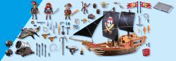 Large Pirate Ship Playset Toy - 71530 - Playmobil