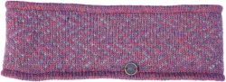 Pure Wool Fleece lined - Zigzag Heather Headband - Pink Heather