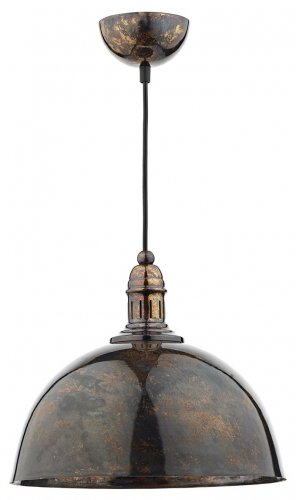 Dar Yoko 1 Light Pendant Mottled Bronze