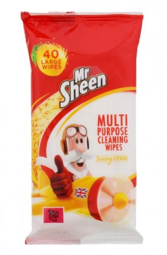 Mr Sheen Multi Purpose Cleaning Wipes - 40 Wipes