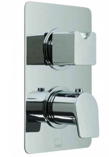 Vado Photon Concealed 2 Outlet Thermostatic Shower Valve with Diverter