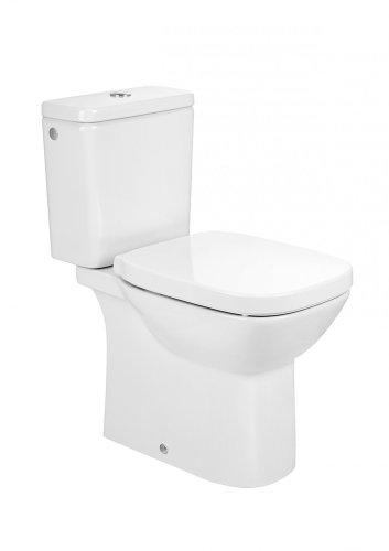 Roca Debba Square Close Coupled Rimless Toilet