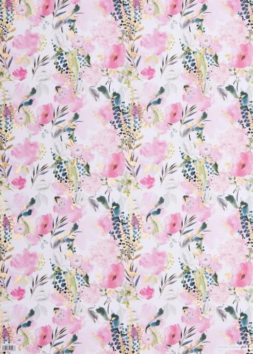 Stephanie Dyment Summer Floral Luxury Gift Wrap Sheet - Glick