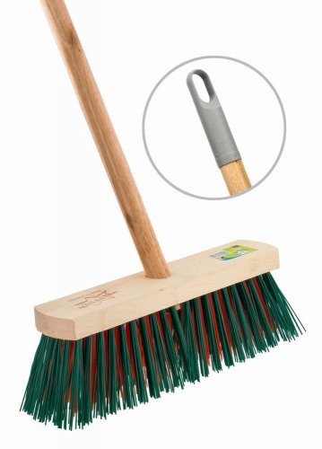 Bettina Outdoor Wooden Duo Bristle 29cm Broom